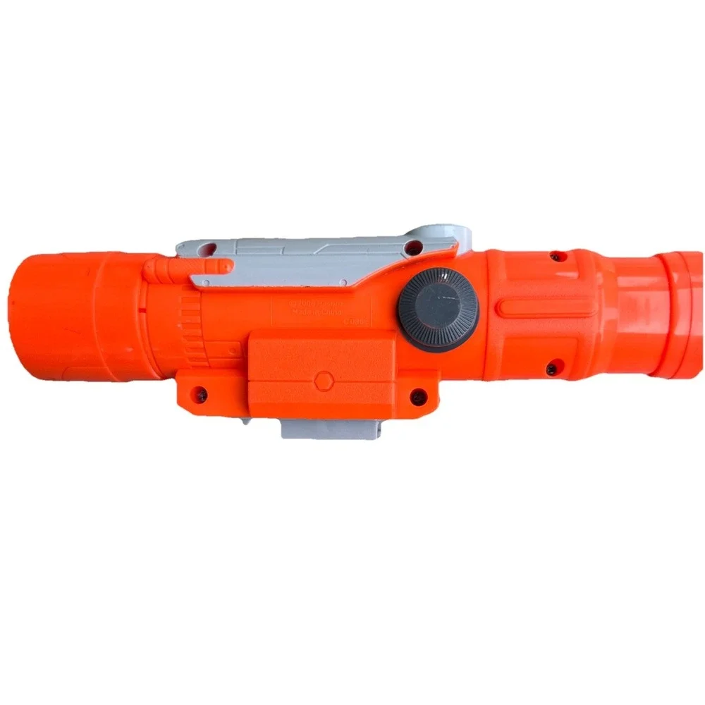 2006 Nerf N-Strike Longshot Orange Tactical Rifle Sniper Scope Attachment Hasbro